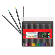 Estojo Lápis de Cor Supersoft 24 Cores Vivas - Faber-castell 210724
