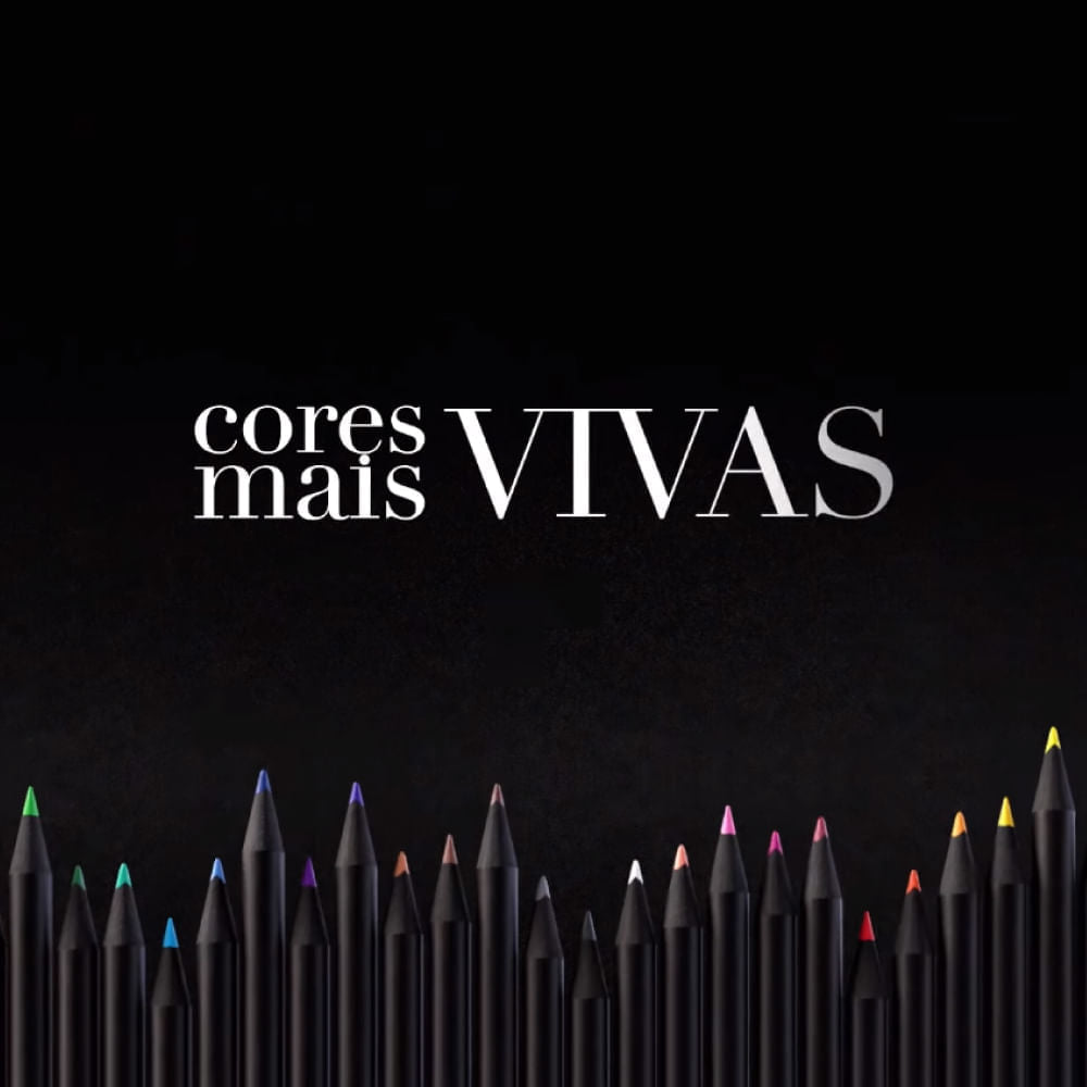 Estojo Lápis de Cor Supersoft 24 Cores Vivas - Faber-castell 210724