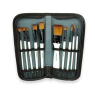 Kit Pincéis Hobby&art Sinoart com 10 Peças