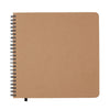 Caderno Cicero Kraft 20x20cm 96 Folhas sem Pauta