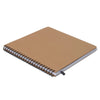 Caderno Cicero Kraft 20x20cm 96 Folhas sem Pauta