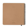 Caderno Cicero Kraft 20x20cm 96 Folhas sem Pauta
