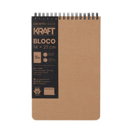 Bloco Kraft Cicero 14x21 Flexível sem Pauta com 96 Folhas