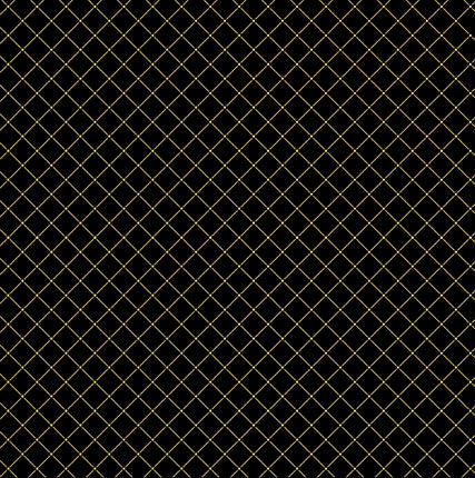 Papel para Scrapbook com Hot Stamping Xadrez Preto Dourado para Scrapbook e Papelaria Criativa Sh30-027 - Litoarte