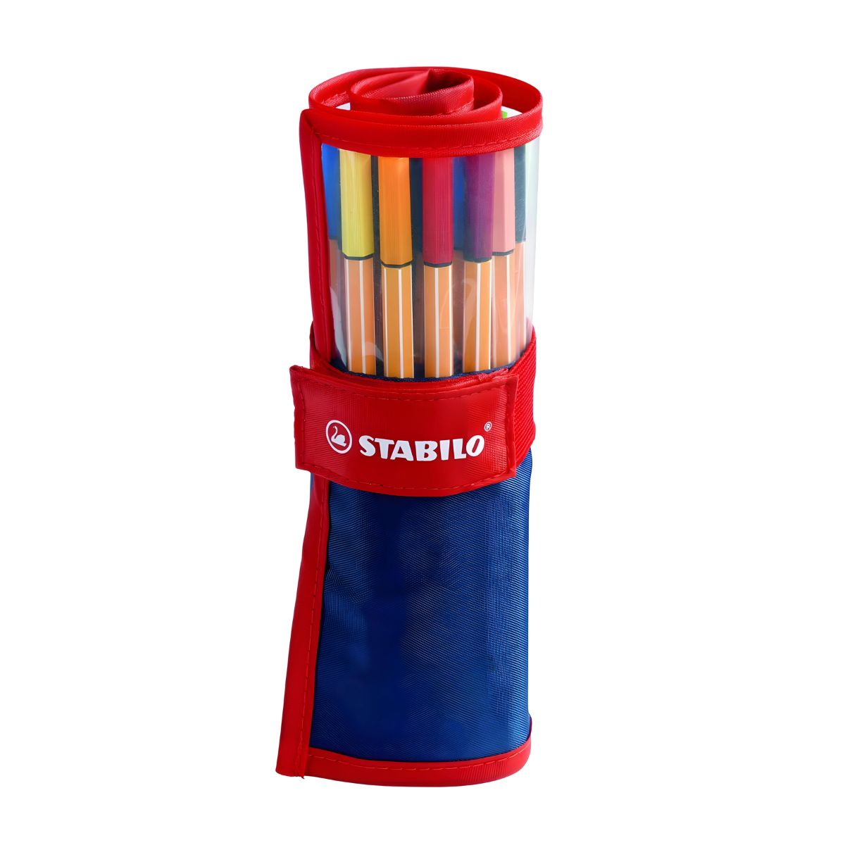 Estojo de Caneta Multiuso Point 88 Extrafina Stabilo 0.4Mm com 25 Cores - Rollerset