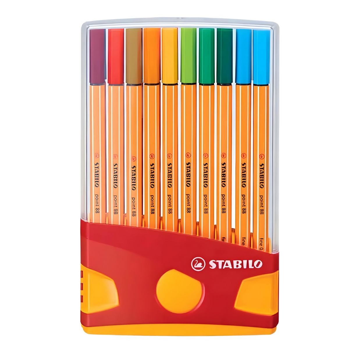 Canetas Fineliner Point 88 Color Parade 0,4mm 20 Cores para Desenho e Escrita Fina - Stabilo