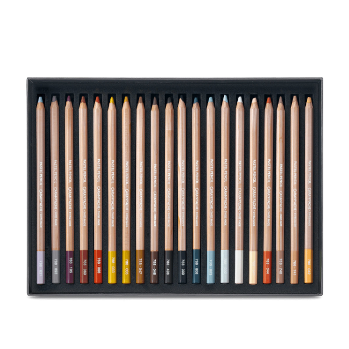 Estojo Lápis de Cor Caran D'ache Pastel Seco com 40 Cores