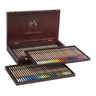 Estojo de Madeira Lápis de Cor Pastel Seco Caran D'ache com 84 Cores