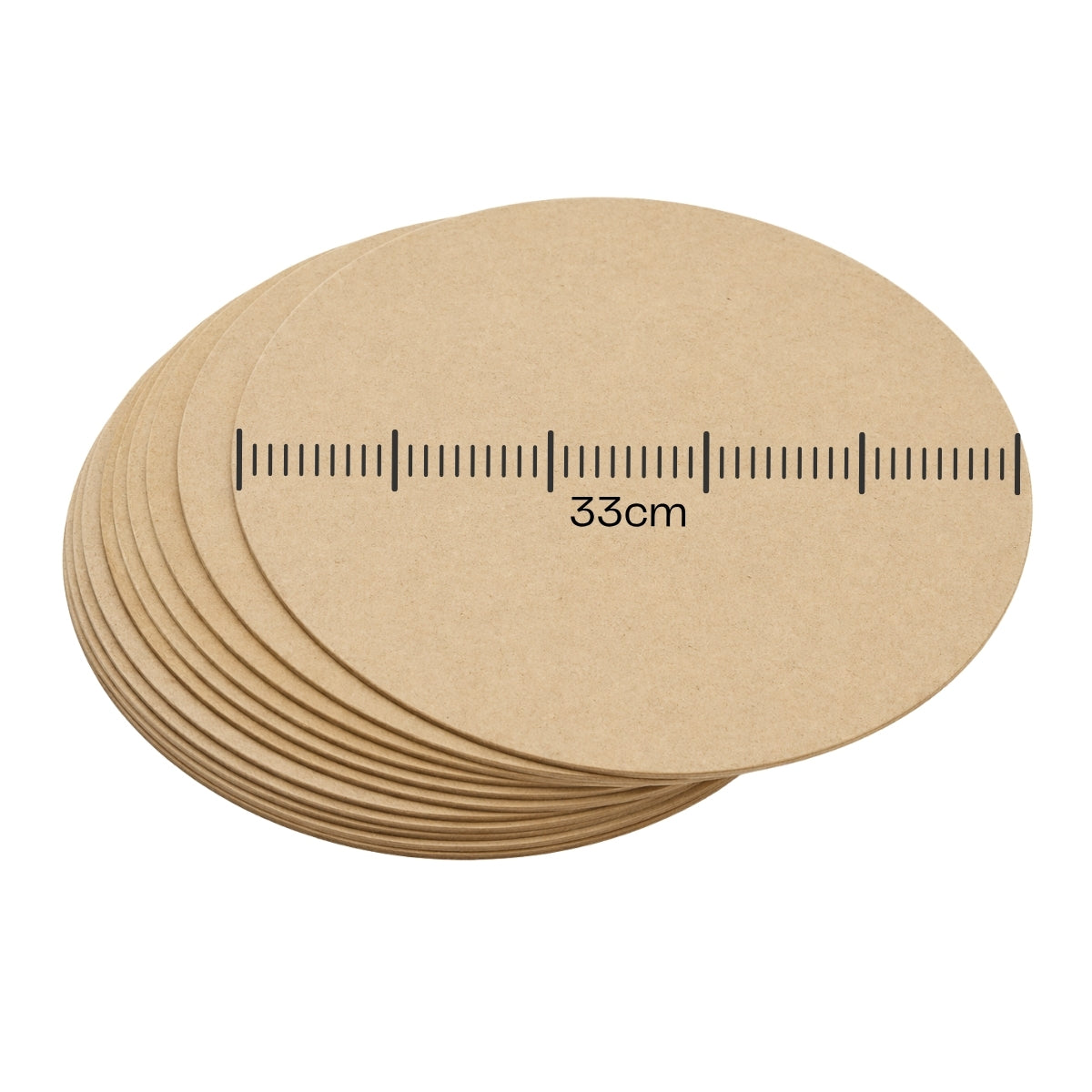 Círculo Mdf Cru 33cm de Diâmetro 6mm