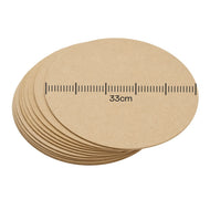 Círculo Madeira Mdf Cru 33cm de Diâmetro 6mm