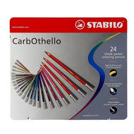 Lápis Pastel Seco Carbothello 24 Cores para Desenho e Esfumado - Stabilo