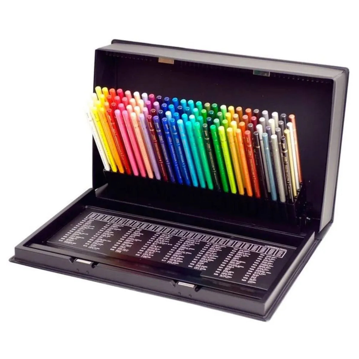 Estojo de Lapis de Cor Uniball com 100 Cores