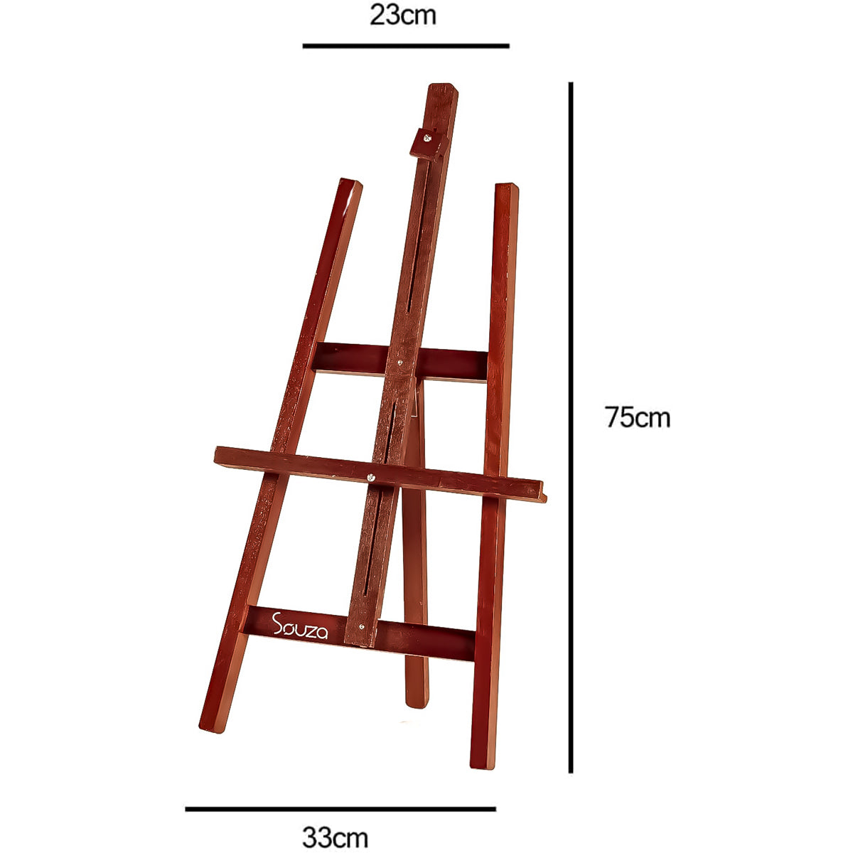 Cavalete para Pintura Tri-pé 75 Cm 4107 Mogno Mesa