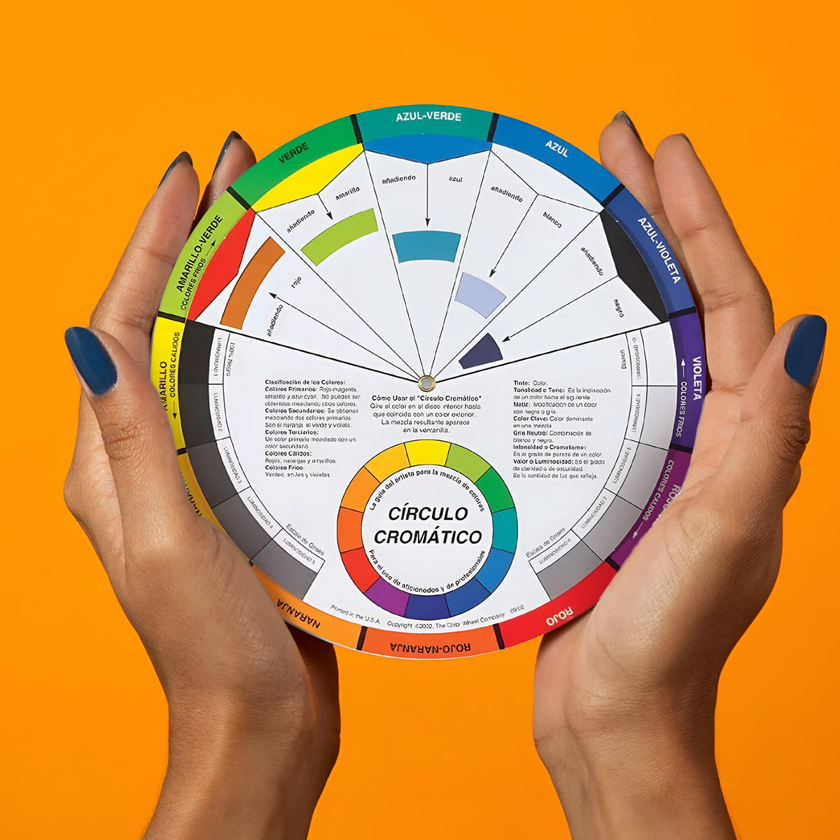 Círculo Cromático de Cores Sinoart Grande Color Wheel 1/12