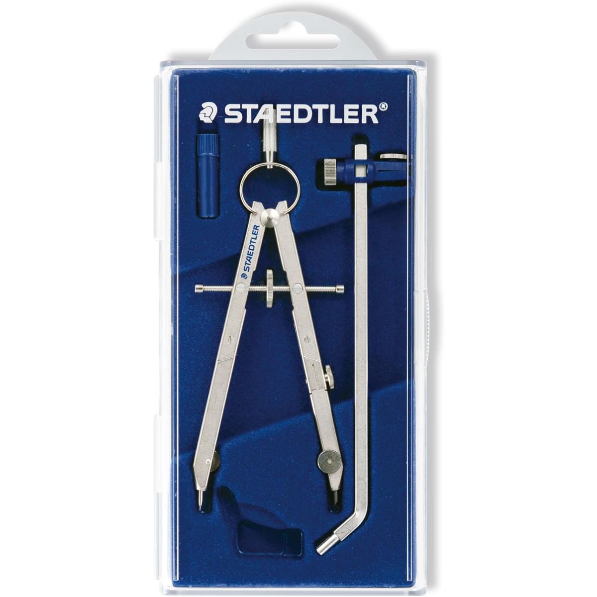 Compasso Staedtler Técnico Mars Comfort 551 02 com Extensor e Adaptador