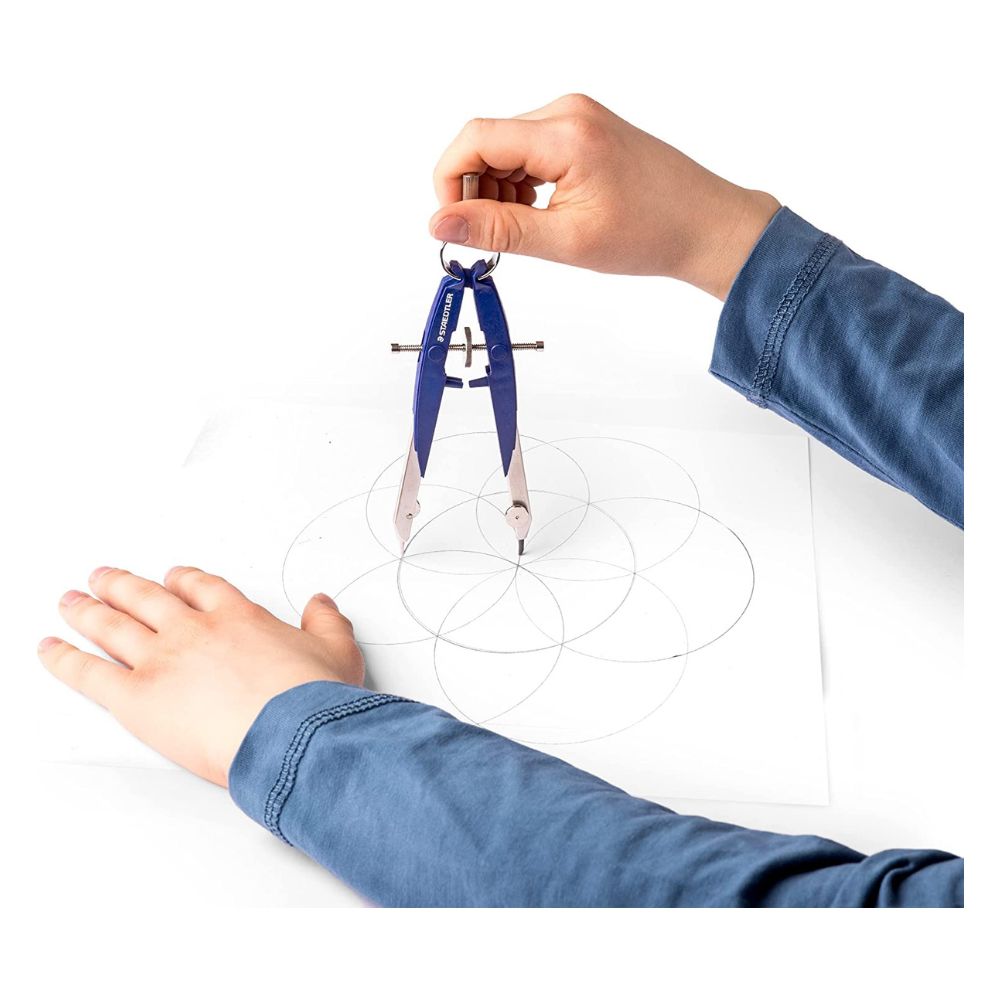 Compasso Staedtler de Precisão com Roda Central 556 00