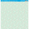 Papel para Scrapbook Estampas Basicas Corações Coloridos Fundo Verde 30,5x30,5cm para Scrapbook e Papelaria Criativa Sbb-106 - Litoarte