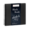 Caderno de Desenho Hahnemühle Black Book 250g/m² Com 30 Folhas