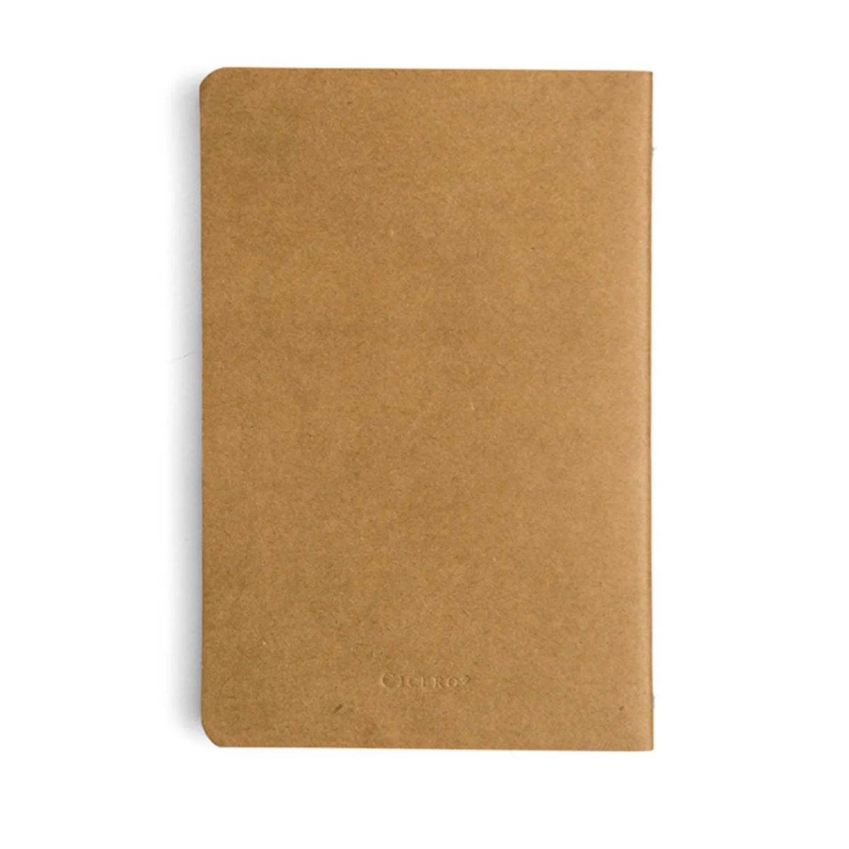 Caderno Revista Kraft Cicero Mix sem Pauta, Pautado, Quadriculado e Pontado com 4 Unidades 