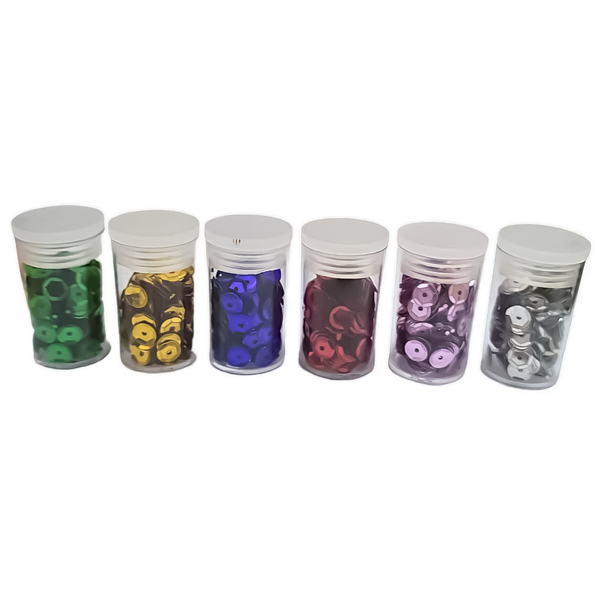 Conjunto de Lantejoula com 6 Cores Sortidas Gliart 