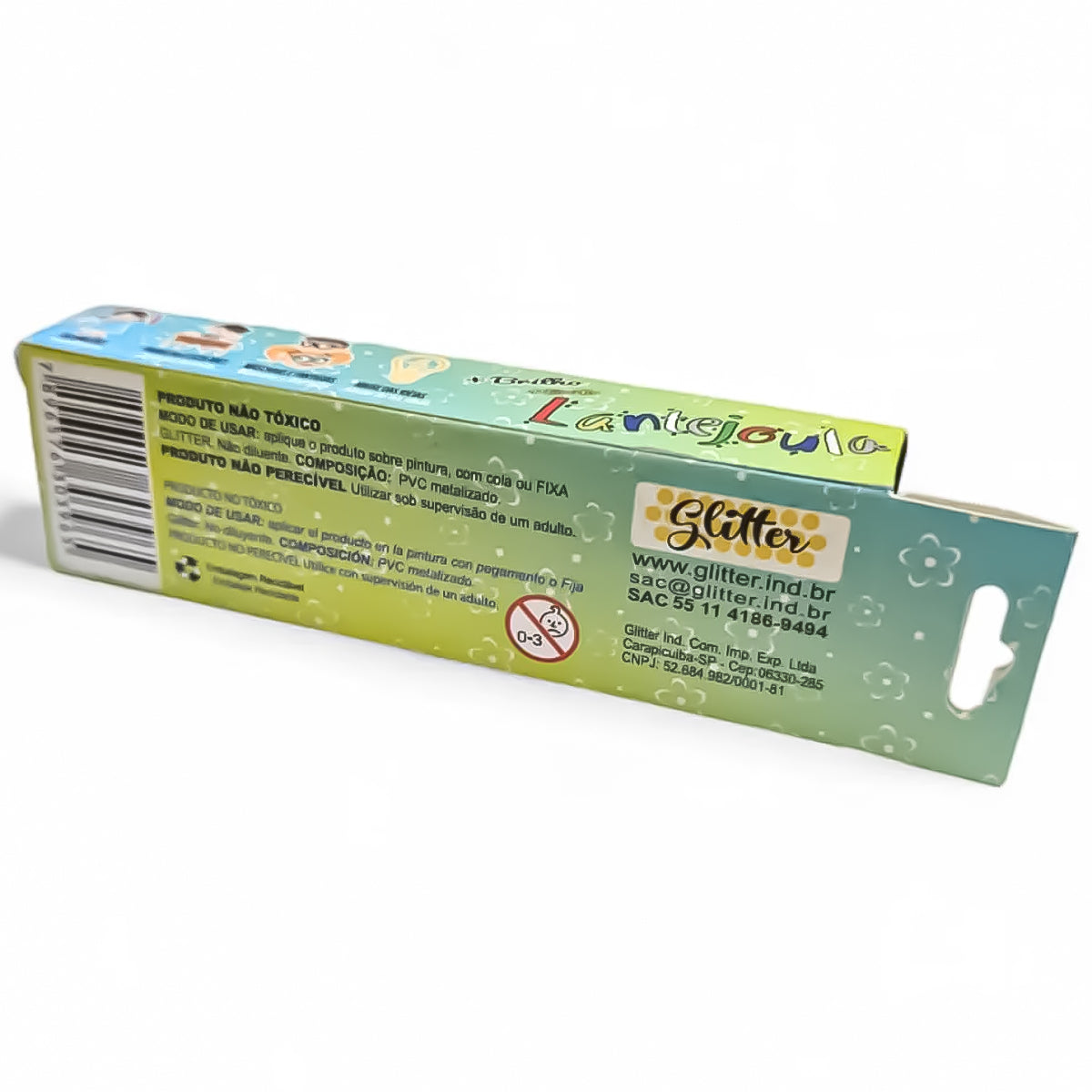 Conjunto de Lantejoula com 6 Cores Sortidas Gliart 