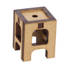 Miniatura Mdf Cru Banquinho de Feira M1052 - Woodplan