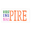 Stencil Frase Respirar 7x15cm para Pintura Decorativa e Artesanato 2326 - Opa
