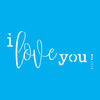 Stencil Frase I Love You 7x15cm para Pintura Decorativa e Artesanato 2323 - Opa