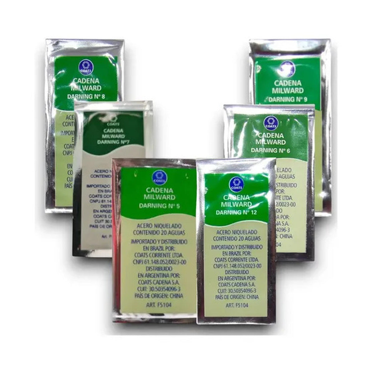 Agulha Darning para Costura Manual com 20 Unidades - Milward