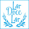 Stencil - Lar Doce Lar 20x20cm para Pintura Decorativa e Artesanato Stxx-048 - Litoarte