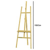 Cavalete para Pintura Popular 1,50 Metros Pinus Natural