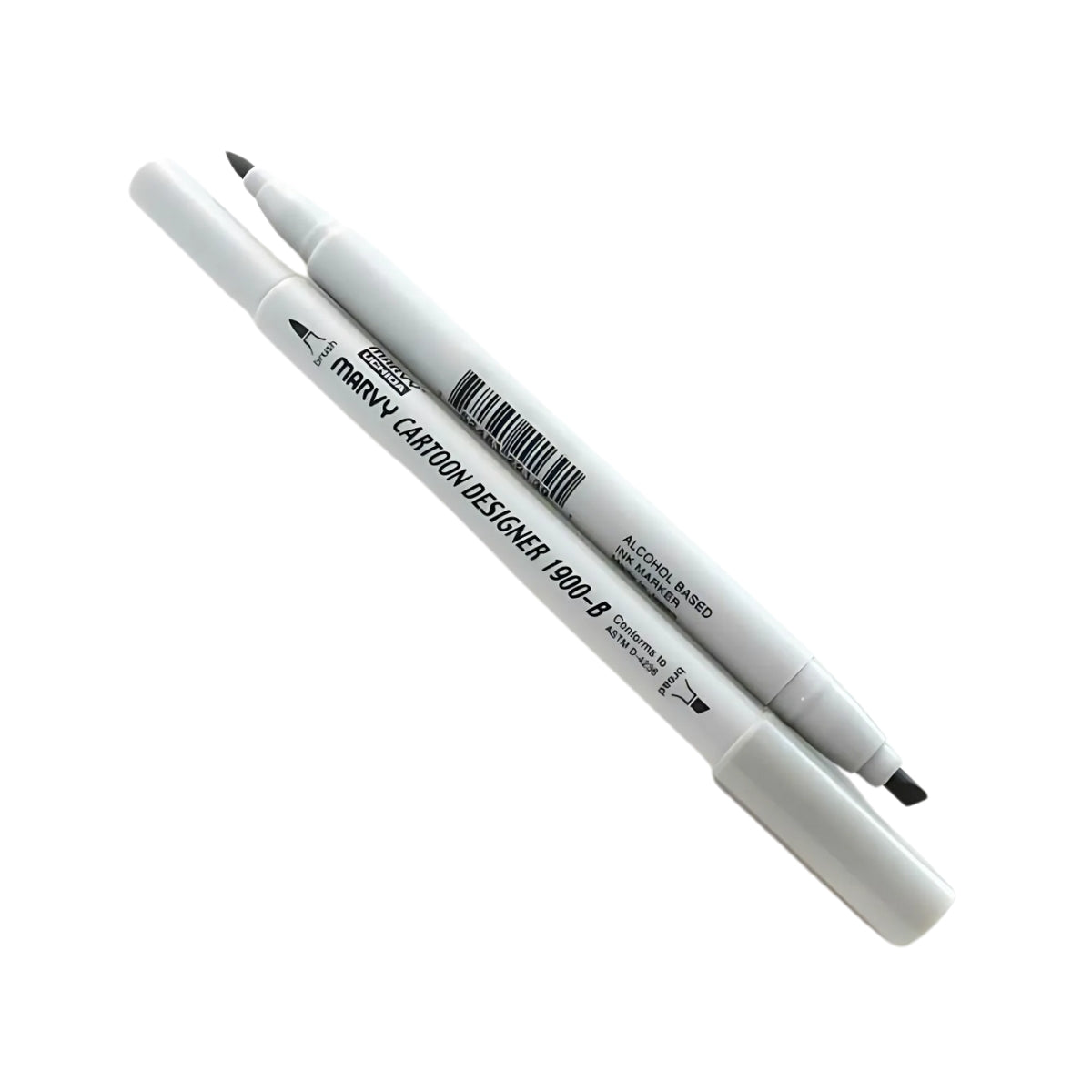 Marcador Artistico Permanente Carton Designer Cinza Azul 41 - Marvy Uchida