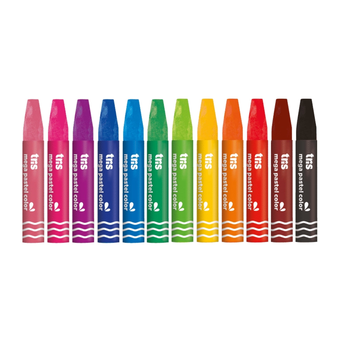 Giz Óleo Pastel com 12 Unidades - Tris