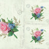 Papel de Seda Opapel Flor Rosa Iv 30x45cm para Decoupage e Artesanato 2380 - Opa