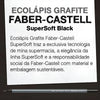 Lápis de Cor Ecolápis Supersoft Black - Faber-castell 907soft