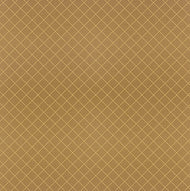 Papel para Scrapbook com Hot Stamping Xadrez Marrom Dourado para Scrapbook e Papelaria Criativa Sh30-026 - Litoarte