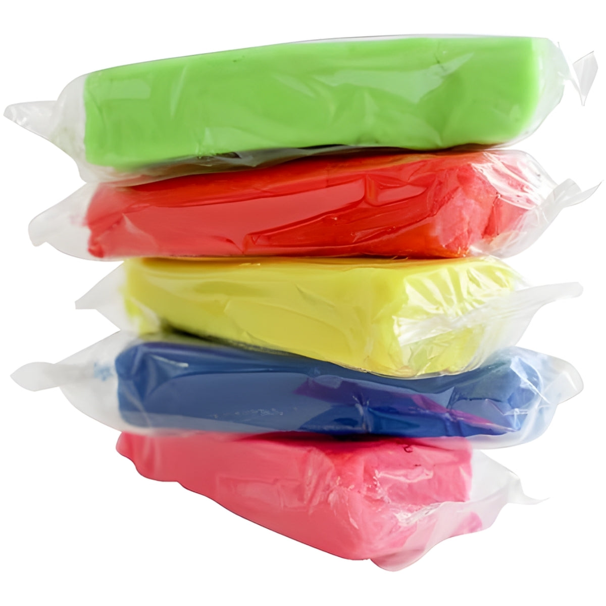 Pote Massinha Soft para Modelar 100g com 5 Cores - Utiguti
