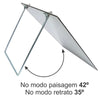 Prancheta Portátil com Prendedor Trident Fórmica Branca A3 45x34 Cm - Modelo 48-a3fa