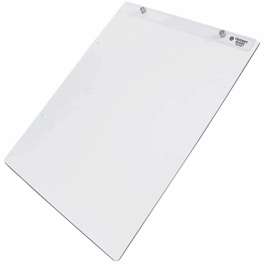 Prancheta Portátil A4 Trident com Prendedor Acrílico Reversível 34x26 Cm - Modelo 48-a4fa