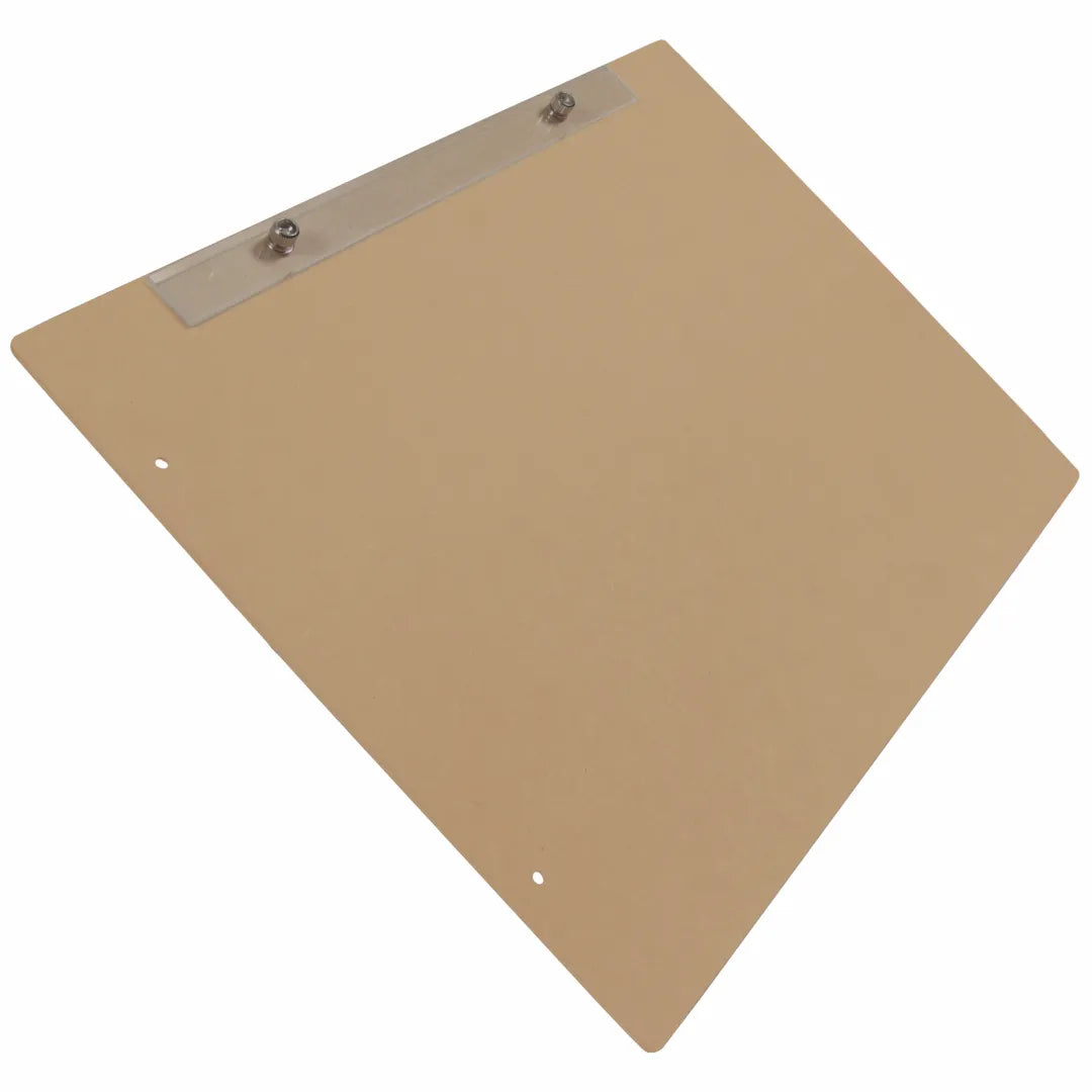 Prancheta Portátil Trident com Prendedor Acrílico Reversível Mdf Natural 45x34 Cm - Modelo 48-a3ma