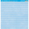 Papel para Scrapbook Estampas Basicas Chevron Azul 30,5x30,5cm para Scrapbook e Papelaria Criativa Sbb-134 - Litoarte