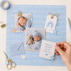 Papel para Scrapbook Estampas Basicas Chevron Azul 30,5x30,5cm para Scrapbook e Papelaria Criativa Sbb-134 - Litoarte