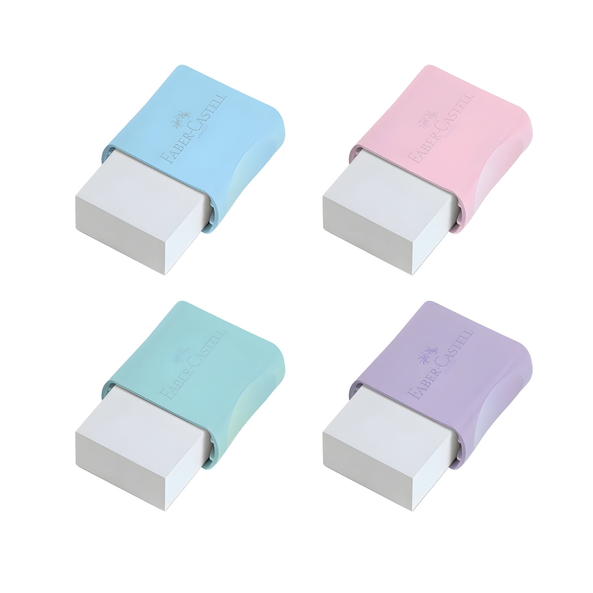 Borracha 7024 Tons Pastel Sortidas - Faber-castell 7024mar