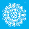 Stencil Mandala Flor Bauer 30,5x30,5cm para Pintura Decorativa e Artesanato 2470 - Opa