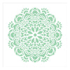 Stencil Mandala Flor Bauer 30,5x30,5cm para Pintura Decorativa e Artesanato 2470 - Opa