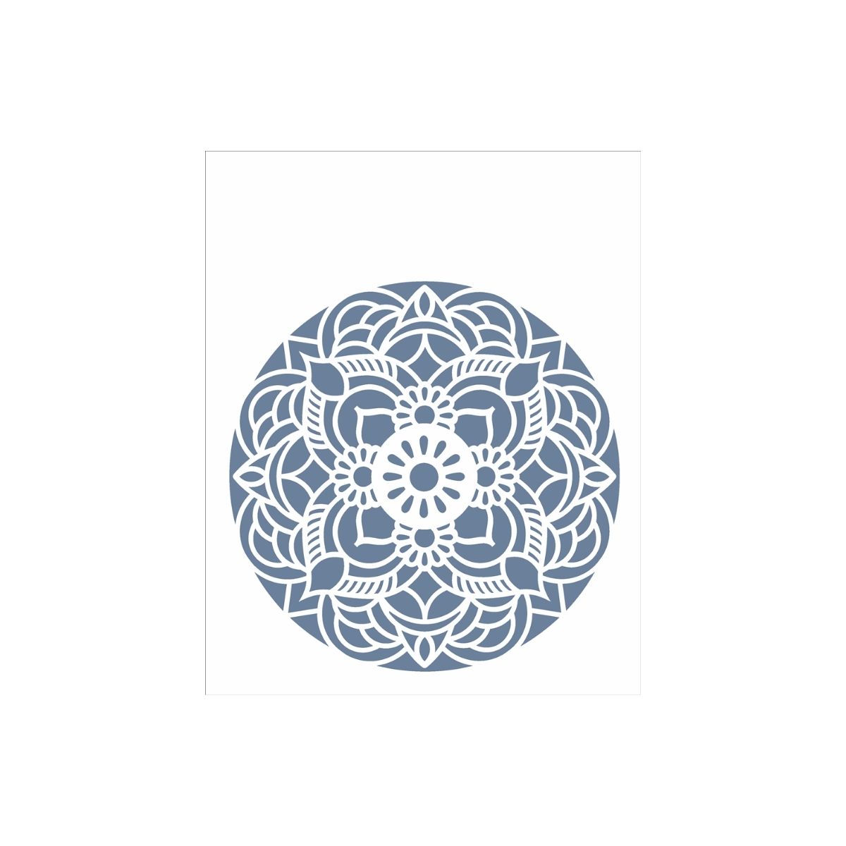 Stencil Opa 20x25cm - Mandala Flor Redonda - 2460