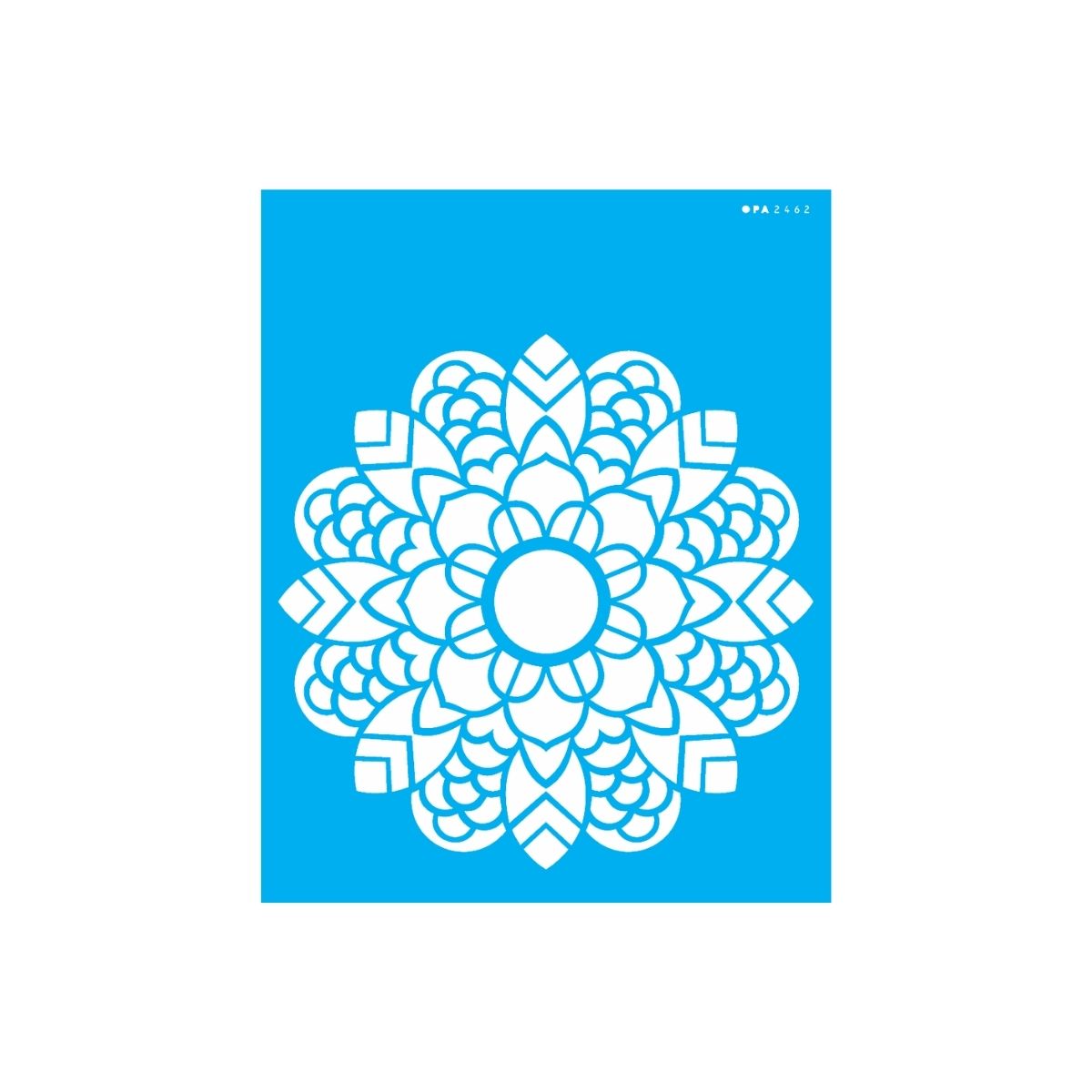 Stencil Opa 20x25cm - Mandala Folhas - 2462