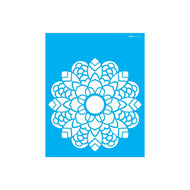 Stencil Opa 20x25cm - Mandala Folhas - 2462