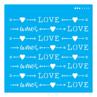 Stencil Opa 14x14cm - Estamparia Love - 2433