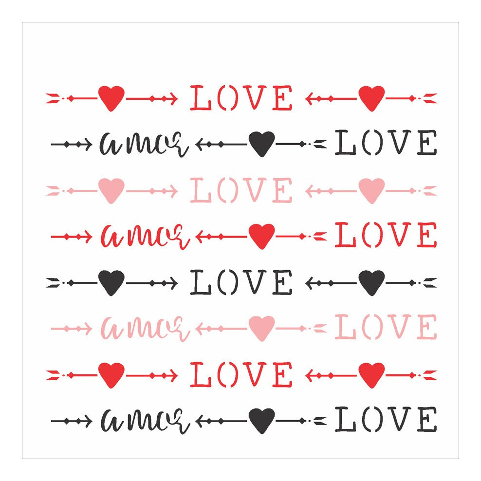 Stencil Opa 14x14cm - Estamparia Love - 2433